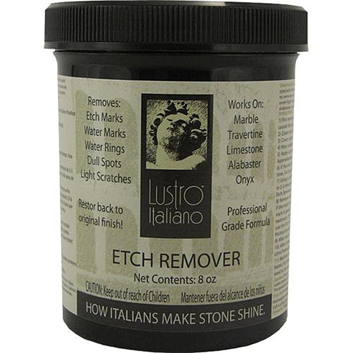 Tenax Marble Stain & Etch Remover Kit — TeClean Poultice + TeEtch Compound for Stone