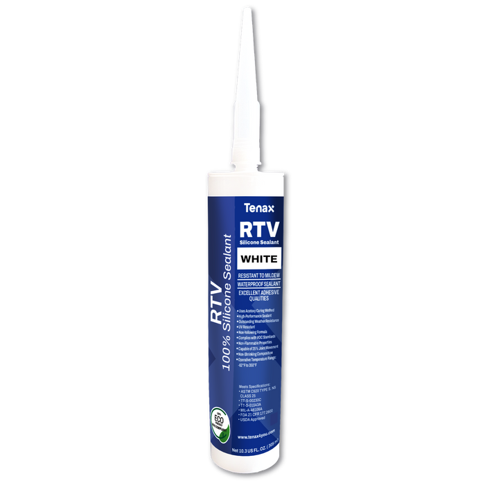 Tenax RTV Silicone Sealant Clear 305 ML for Stone Installation