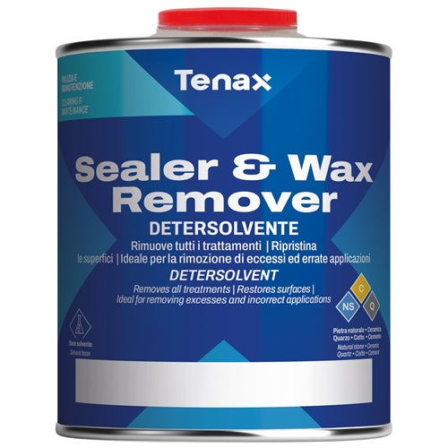 Tenax Sealer and Wax Remover 1 Quart for Natural and Engineered Stone - in use
