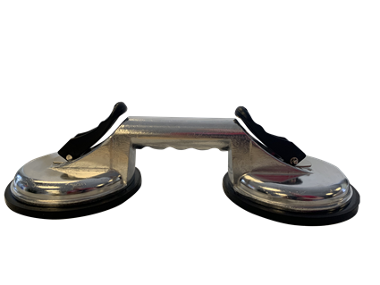 Tenax TuffCup Gemini 5" Double Manual Suction Cup — Heavy-Duty Glass, Tile & Stone Lifter
