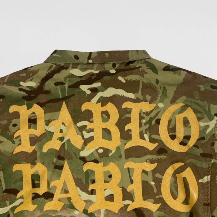 The Life of Pablo 2016 Vintage Great Britain Army Camo Jacket