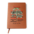 To My Dearest Son-First Day Senior Year-6 Law of Wealth Love Mom-Graphic Leather Journal💕