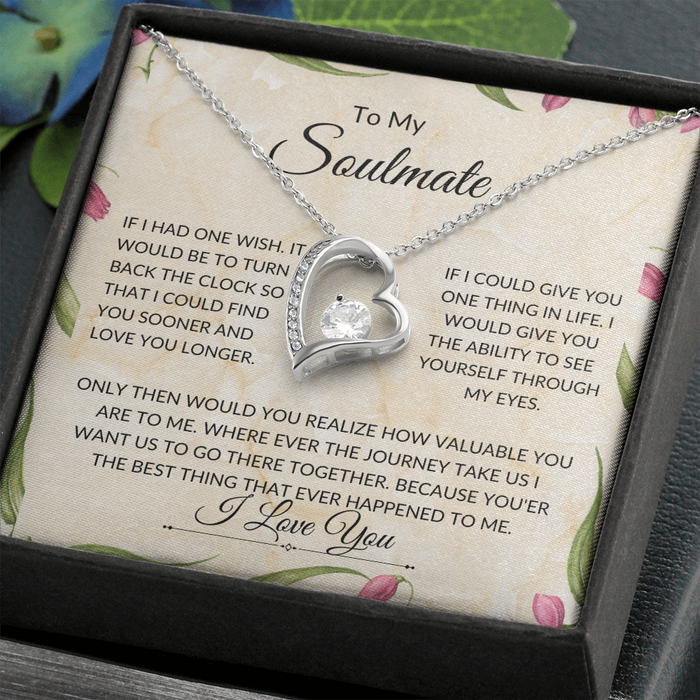 To My Soulmate - Forever Love Necklace-LP