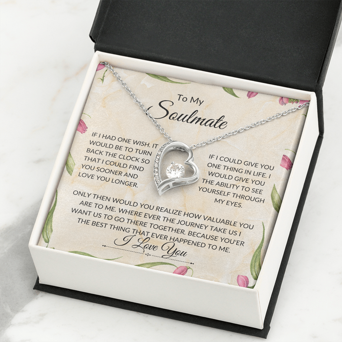 To My Soulmate - Forever Love Necklace-LP