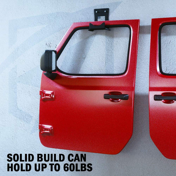 Wall Mount Storage Door Hangers for Jeep