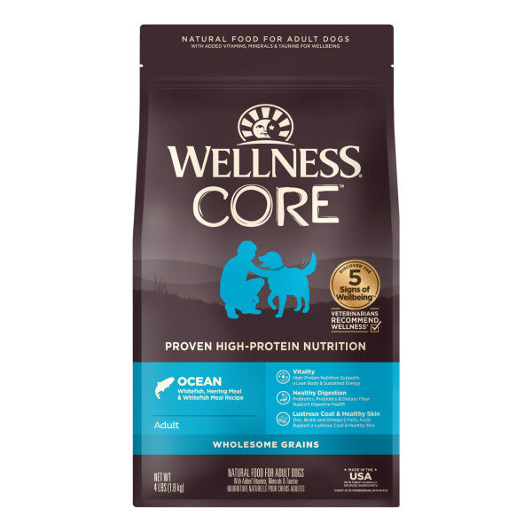 Wellness CORE Wholesome Grains Ocean Whitefish Dog Food