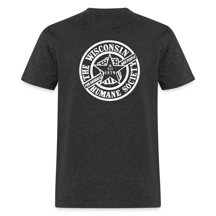 WHS 1879 Logo 2-Sided Classic T-Shirt - heather black
