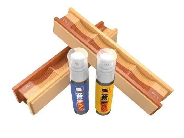 Wicked Edge 1.0um/0.5umn Diamond Emulsion and Leather Strops Pack - NORTH RIVER OUTDOORS