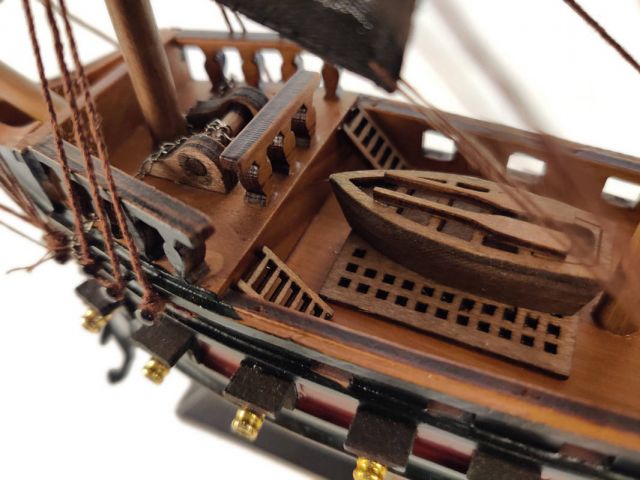 Wooden Fearless Black Sails Limited Model Pirate Ship 15"