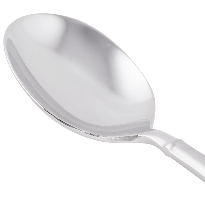 World Tableware 992 016 Cimarron 18/8 Extra Heavy Weight Stainless Steel 6 1/4" Bouillon Spoon - 12/Pack