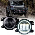Xprite Jeep Wrangler LED Halo Fog Lights 4 Inch – DRL Off-Road Projector Fog Lights | Escapade Series