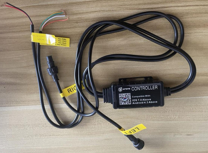 Xprite Replacement Controller Wiring Harness for Spiral Chase LED Whip Light | DL-WL-CHASE-XFT-BT&RF-2PC Series