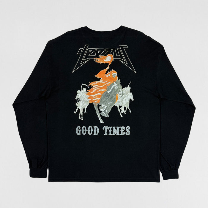 Yeezus 2015 Unreleased 'Good Times' Long Sleeve By Wes Lang