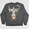 Yeezus Tour 2014 Flying Reaper Crewneck In Grey