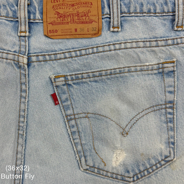Yeezy 2021 Vintage 'Free Hoover' Levi's Denim In Light Wash