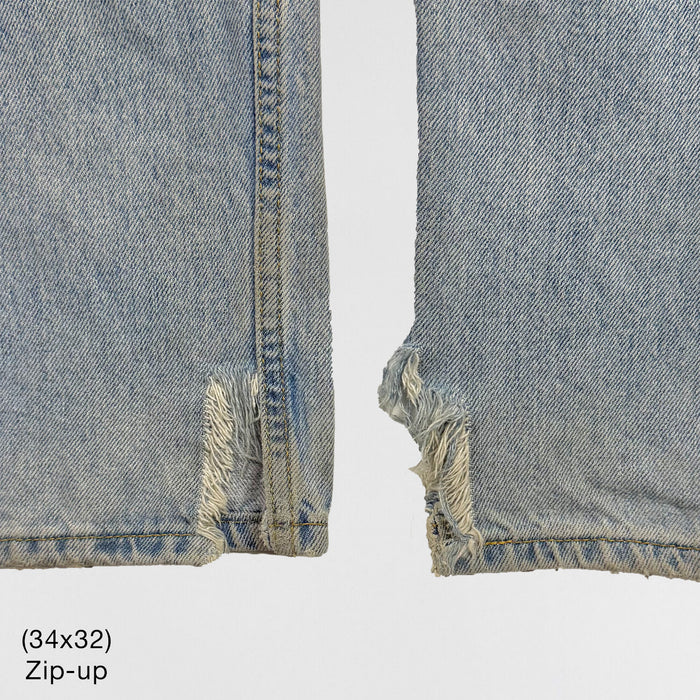 Yeezy 2021 Vintage 'Free Hoover' Levi's Denim In Light Wash
