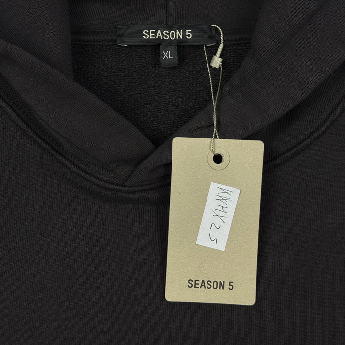 Yeezy Season 5 Oversized Hoodie In Ink