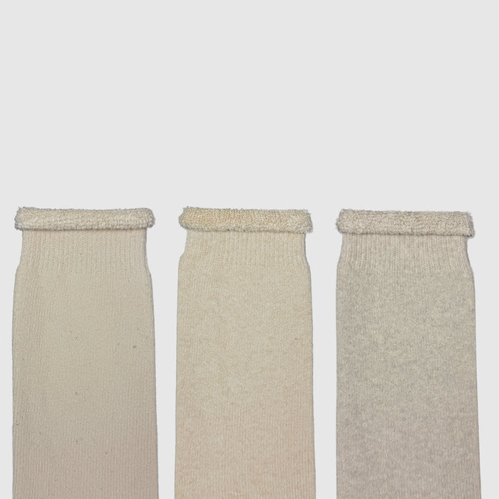 Yeezy Season 7 Bouclette Socks (3-Pack) In Tone One